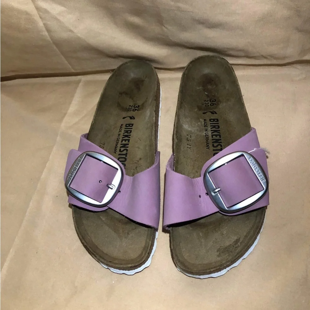 Birkenstock Madrid Big Buckle Silver